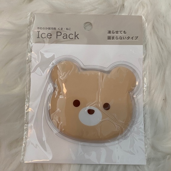 Cute Cat Print Ice Pack. Tan. - Picture 2 of 5